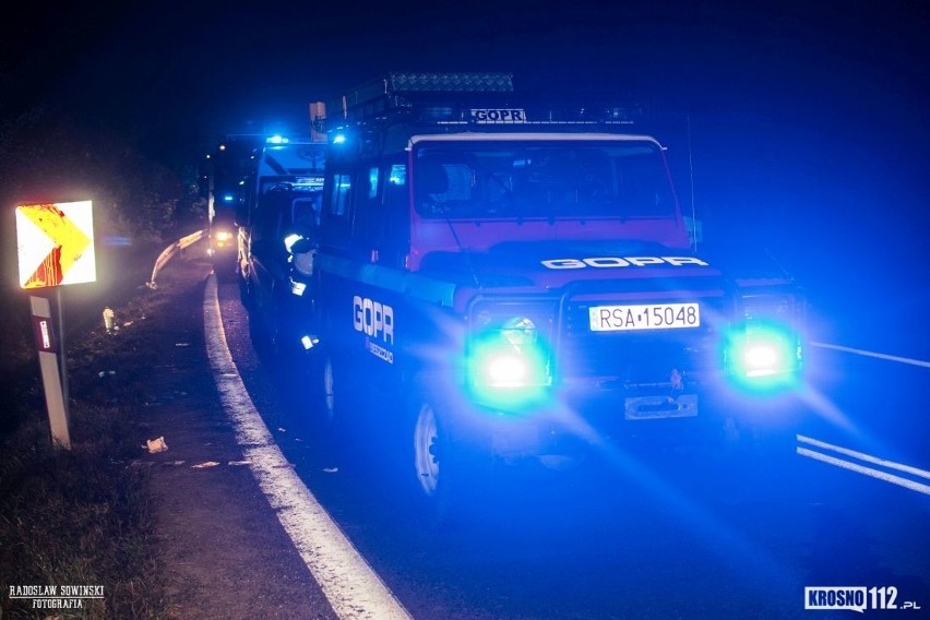 Podkarpacie. Tragiczny wypadek autobusu w Leszczawie Dolnej,...