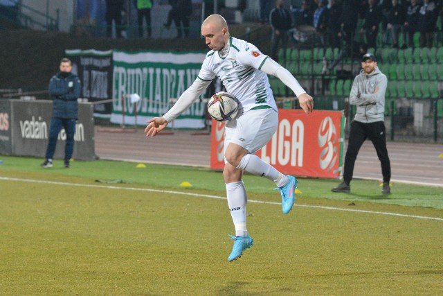 Marcin Warcholak strzelił dla Olimpii dwa pierwsze gole już w 13 minut