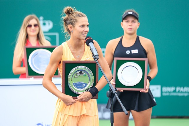 Finalistki gry podwójnej WTA w Warszawie - Katarzyna Piter i Weronika Falkowska