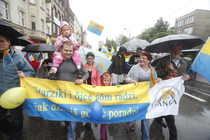 Ruch Autonomii Śląska pokazał swoją się w czasie Marszu...