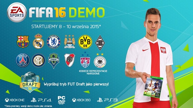 Dzisiaj premiera wersji demo gry FIFA 16