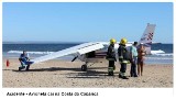 Portugalia: Mężczyzna i dziecko zabici na plaży przez lądujący awaryjnie samolot