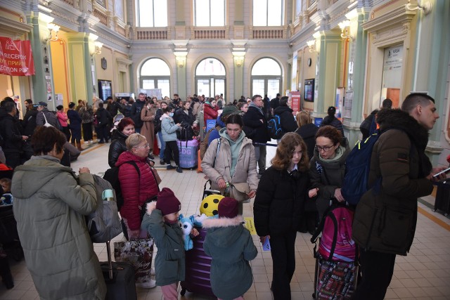 Dworzec PKP w Przemyślu.