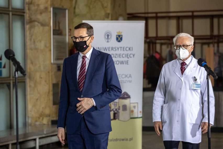W maju 2021 szpital w Prokocimiu wizytował premier Mateusz...