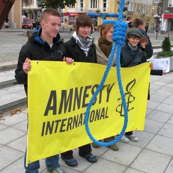 Amnesty Inernational na placu Miejskim