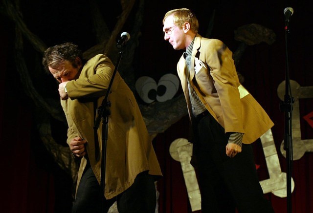 Jarosław Jaros (na zdjęciu z prawej) i Grzegorz Halama to szczególny duet, który w czwartkowy wieczór niejednego widza rozbawi do łez