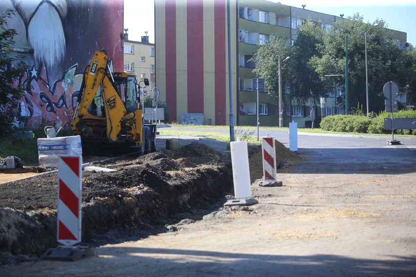 Trwa remont ulicy Metalowców w Świętochłowicach....