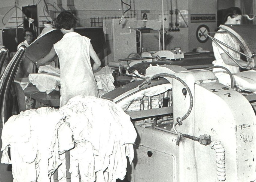1978 r., kombinat pralniczy, wydział prania bielizny