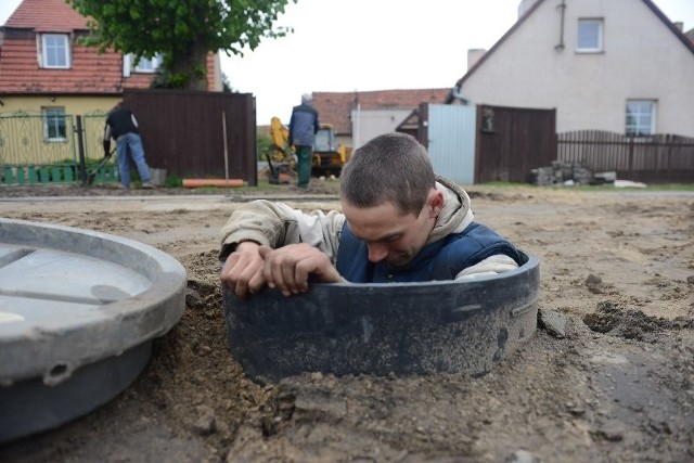 Budowa kanalizacji w Szczańcu dobiega końca.