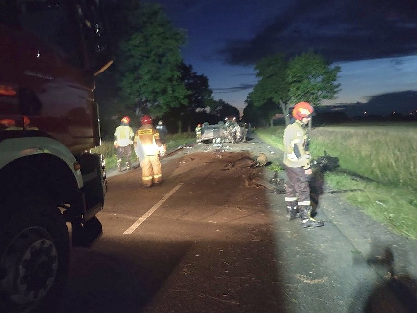 Do dachowania hyundaia doszło w sobotę (9.07) po godz. 21.30...