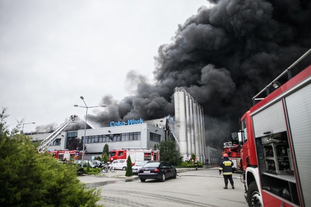 Jeden z największych pożarów w ostatnich latach wybuchł w firmie tworzyw sztucznych Coco Werk w Łodzi