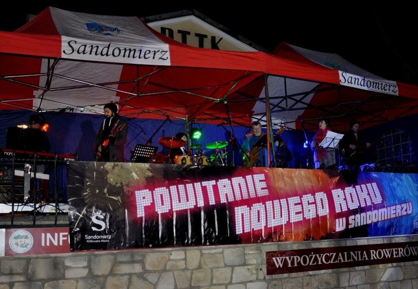 Polonez i rycerze na sylwestrze w Sandomierzu