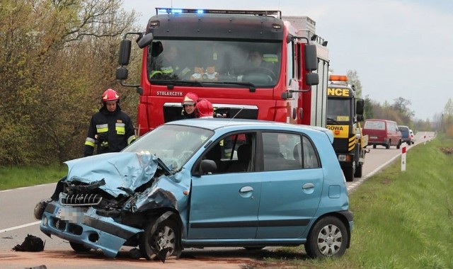 Jeziorko. Wypadek na trasie Łomża - Jedwabne