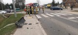Trzy auta zderzyły się pod Białymstokiem. Dwie osoby ranne