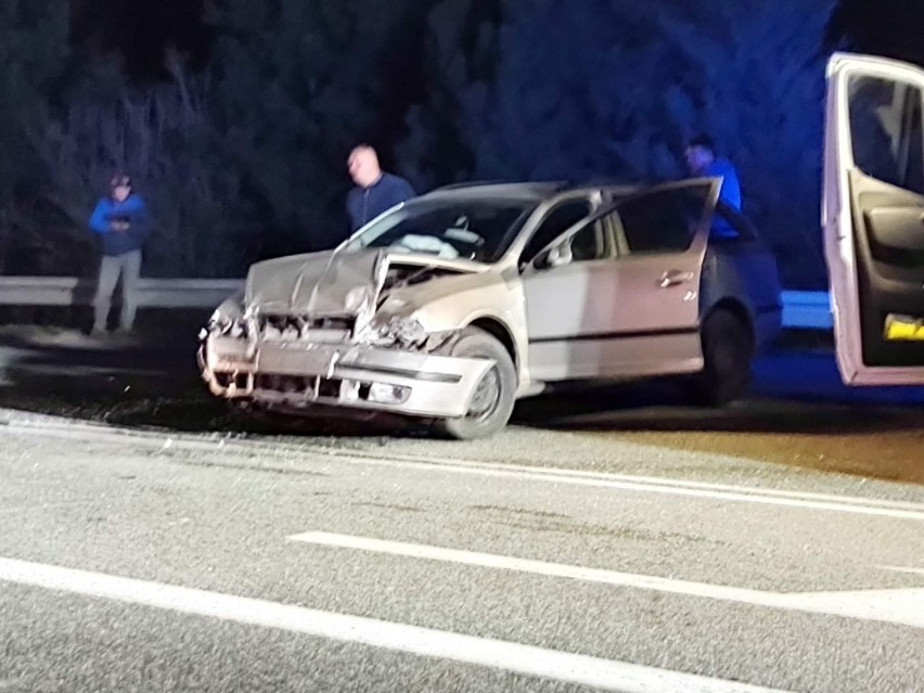Wypadek w Gotkowicach na drodze krajowej nr 94