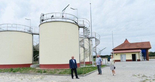 Tak wygląda zakończona po generalnej przebudowie oczyszczalnia w Grabowej, na terenie gminy Rusinów.