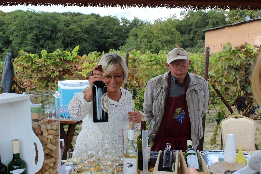 Winobranie w folwarku było okazją do zabawy