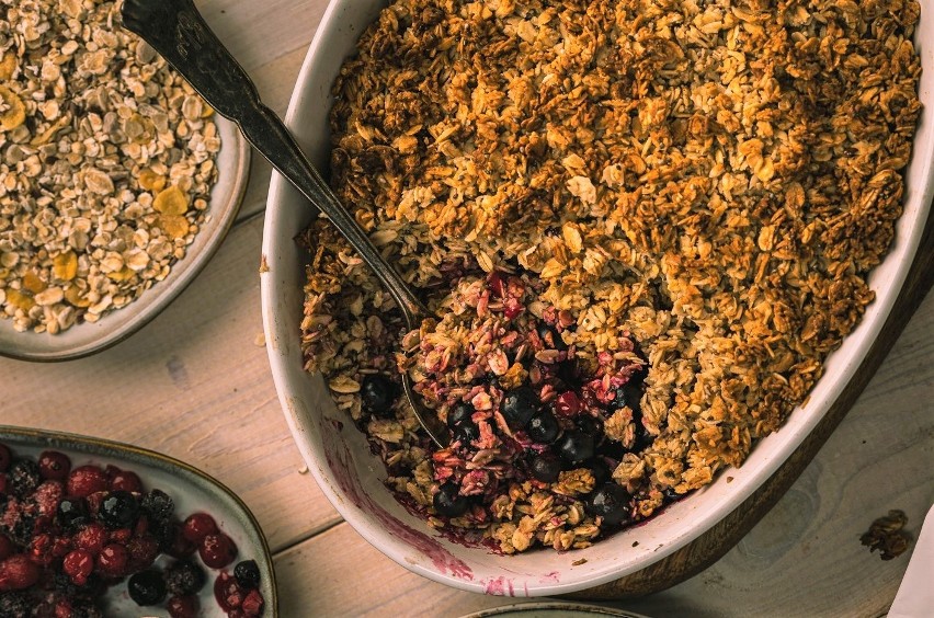 Owocowe crumble.