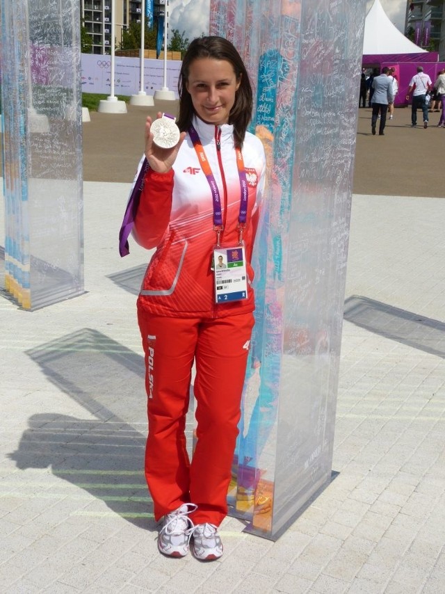 Nasza srebrna medalistka Sylwia Bogacka