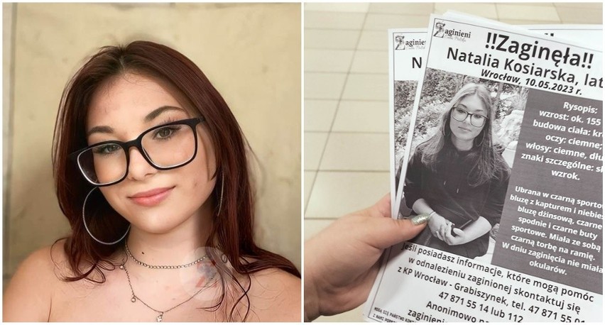 16-letnia Natalia Kosiarska zaginęła 10 maja we Wrocławiu