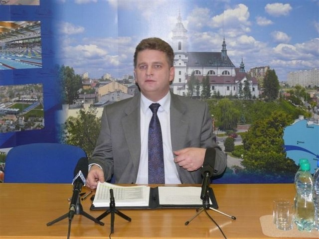 Jarosław Wilczyński, prezydent Ostrowca Świętokrzyskiego.