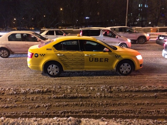 Uber w Moskwie