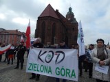 Gorzów pod rękę z Zieloną Górą w demonstracji KOD [ZDJĘCIA]