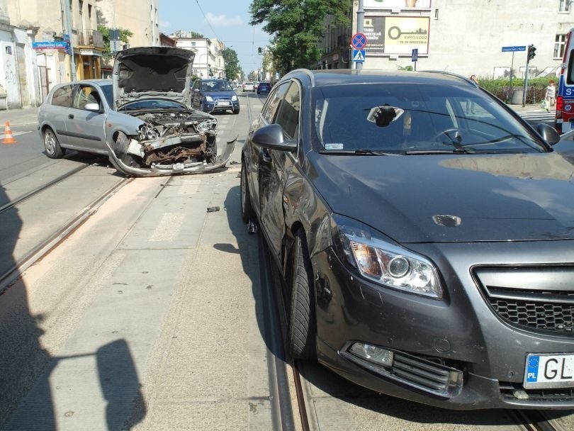 Wypadek na skrzyżowaniu ulic Gdańskiej i Skłodowskiej - Curie [zdjęcia]