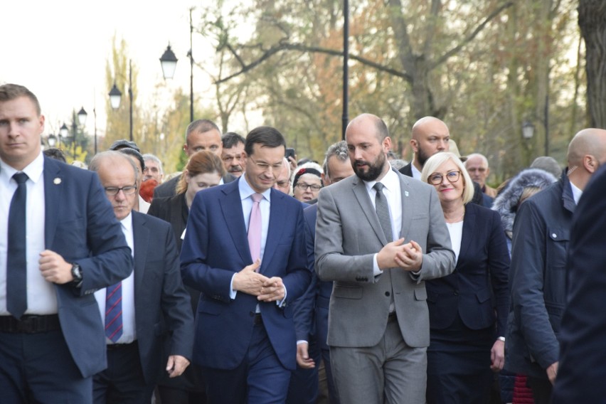 Premier Mateusz Morawiecki z przedwyborczą wizytą w Ciechocinku [zdjęcia]