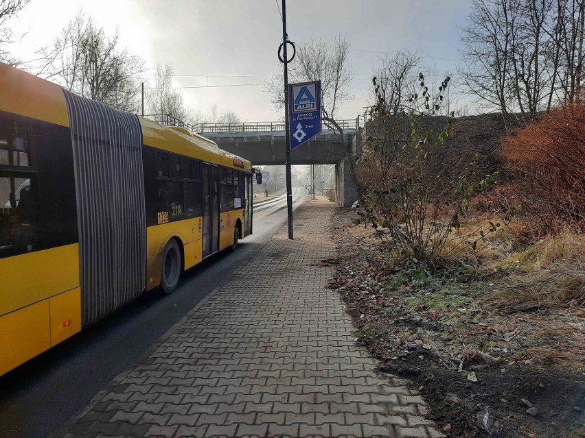 Jeden z dwóch wiaduktów kolejowych na ul. Załęskiej w...