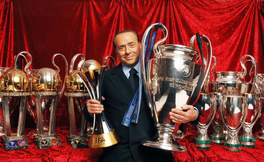 Silvio Berlusconi z toreami Milanu