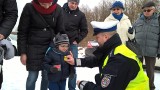 Policjanci z Żagania pokazywali jak być bezpiecznym podczas ferii