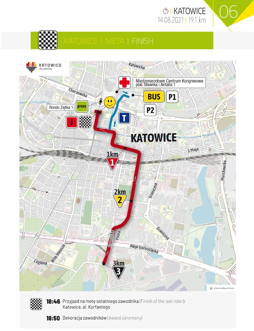 Tour de Pologne gościć będzie w Katowicach w sobotę 14...