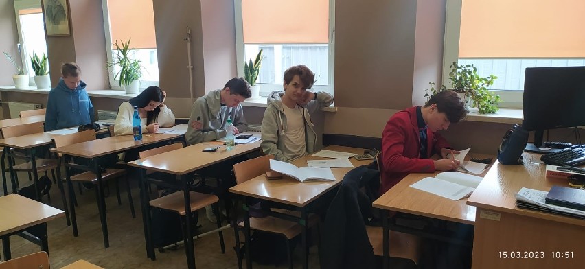 Matura Próbna 2023 w I Liceum w Skarżysku-Kamiennej