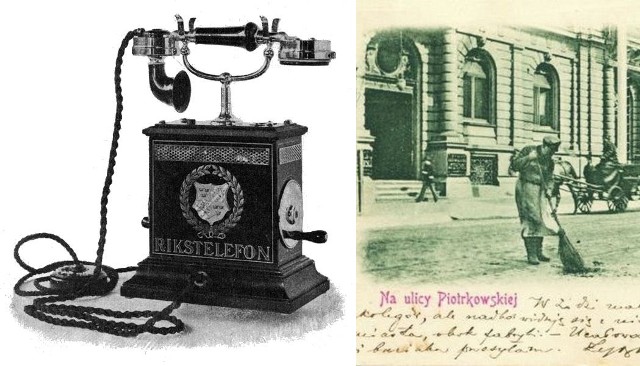 21 grudnia 1883 w Łodzi zainstalowano pierwsze telefony. Były to aparaty „na korbkę”.