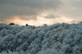Śnieg w Bieszczadach. Uwaga, trudne warunki turystyczne [ZDJĘCIA]
