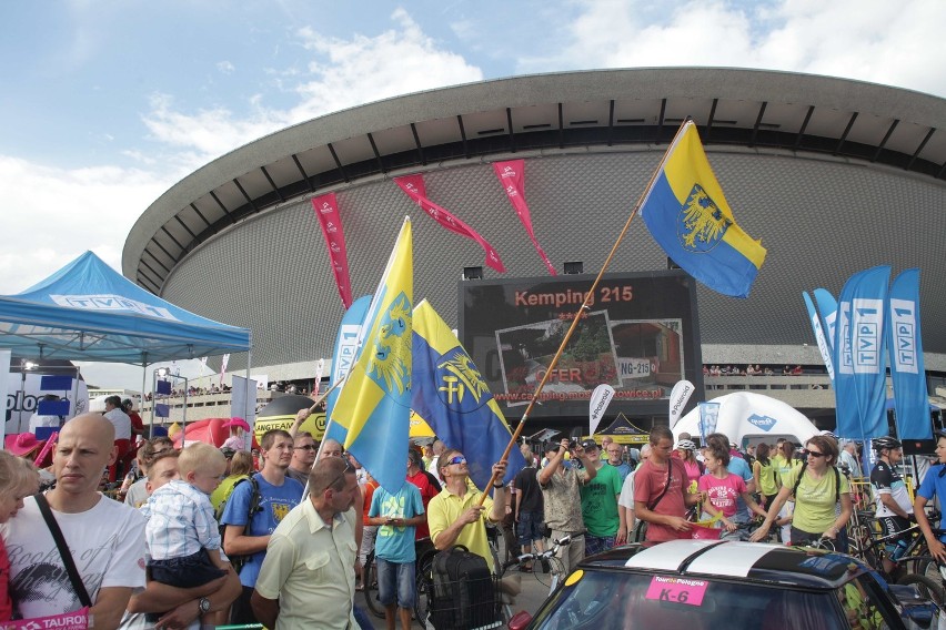 Żółto-niebieski Tour de Pologne? Śląskich flag było mało