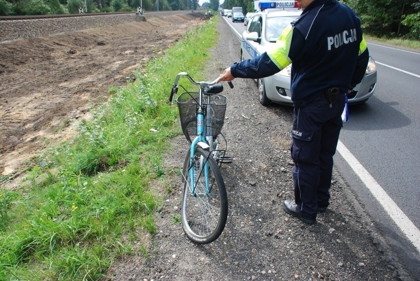 Śmiertelny wypadek rowerzuystkki w Lublińcu