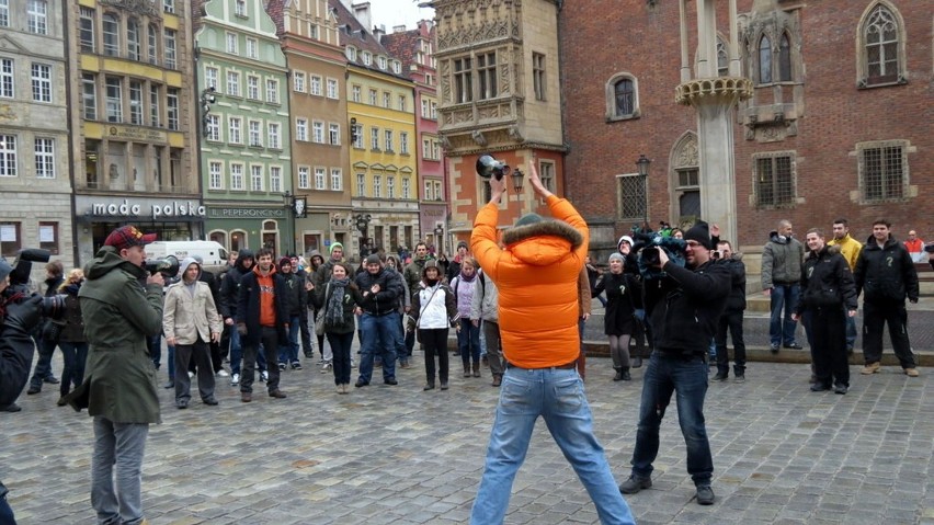Wrocław: Flash mob w Rynku (ZDJĘCIA)