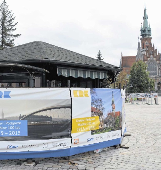 Miasto ma problem z kioskiem kwiaciarnianym na Rynku Podgórskim