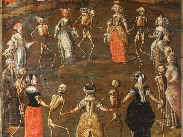 Wobec śmierci wszyscyśmy równi, zdaje się mówić płótno "Danse macabre&#8221;, które można właśnie oglądać na wystawie "Bernardyni - zgodnie z regułą&#8221; w rzeszowskim Muzeum Etnograficznym.