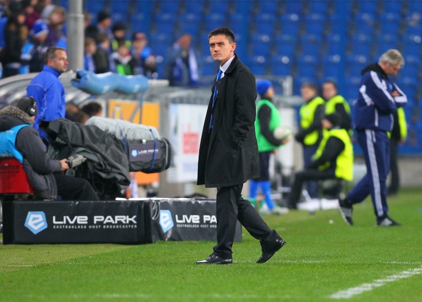 09.11.2013 poznan gd mariusz rumak lech poznan ruch chorzow...