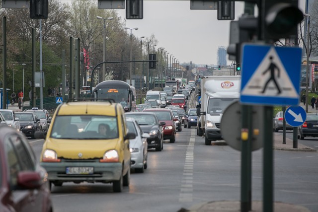 korki na remontowanej ul. Zakopiańskiej