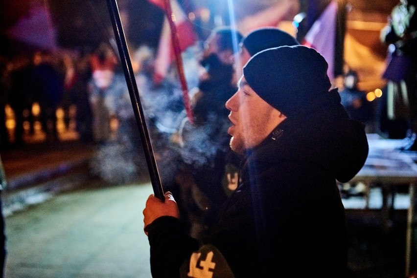 Wojewoda na marszu ONR w Lublinie. "W atmosferę antypolskości wpisali się niektórzy włodarze" (ZDJĘCIA, WIDEO)