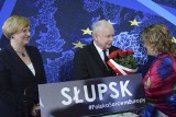 Jarosław Kaczyński w Słupsku. Bez Środkowopomorskiego, za to z posłanką Anną Fotygą 