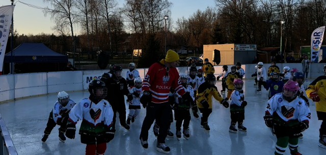 Trening z Mariuszem Czerkawskim w Mysłowicach