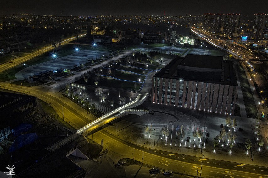 Katowice nocą