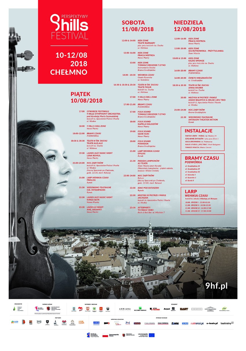 Trzeci 9 Hills Festival w Chełmnie już w ten weekend [Program 10-12 sierpnia]