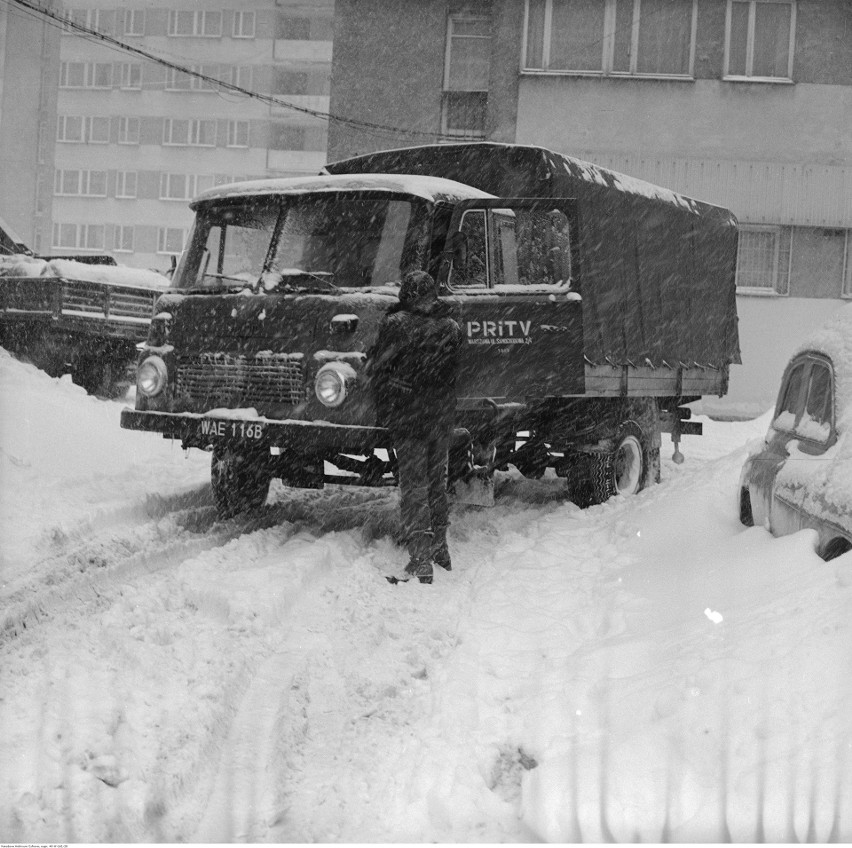Zima stulecia na Wierzbnie w Warszawie. Rok 1979.