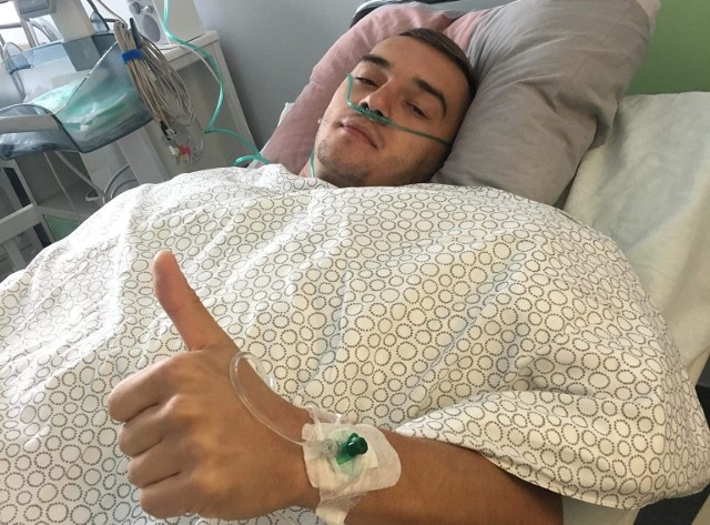 Michał Smolarczyk jest już po operacji. W poniedziałek zacznie rehabilitację.